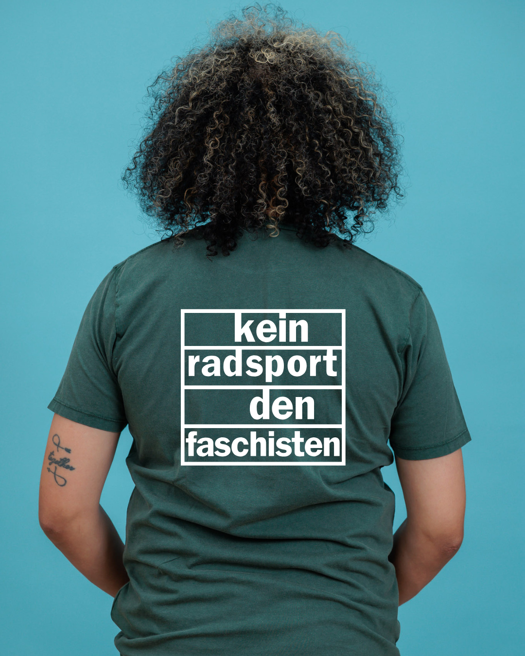 T-Shirt "kein radsport den faschisten"