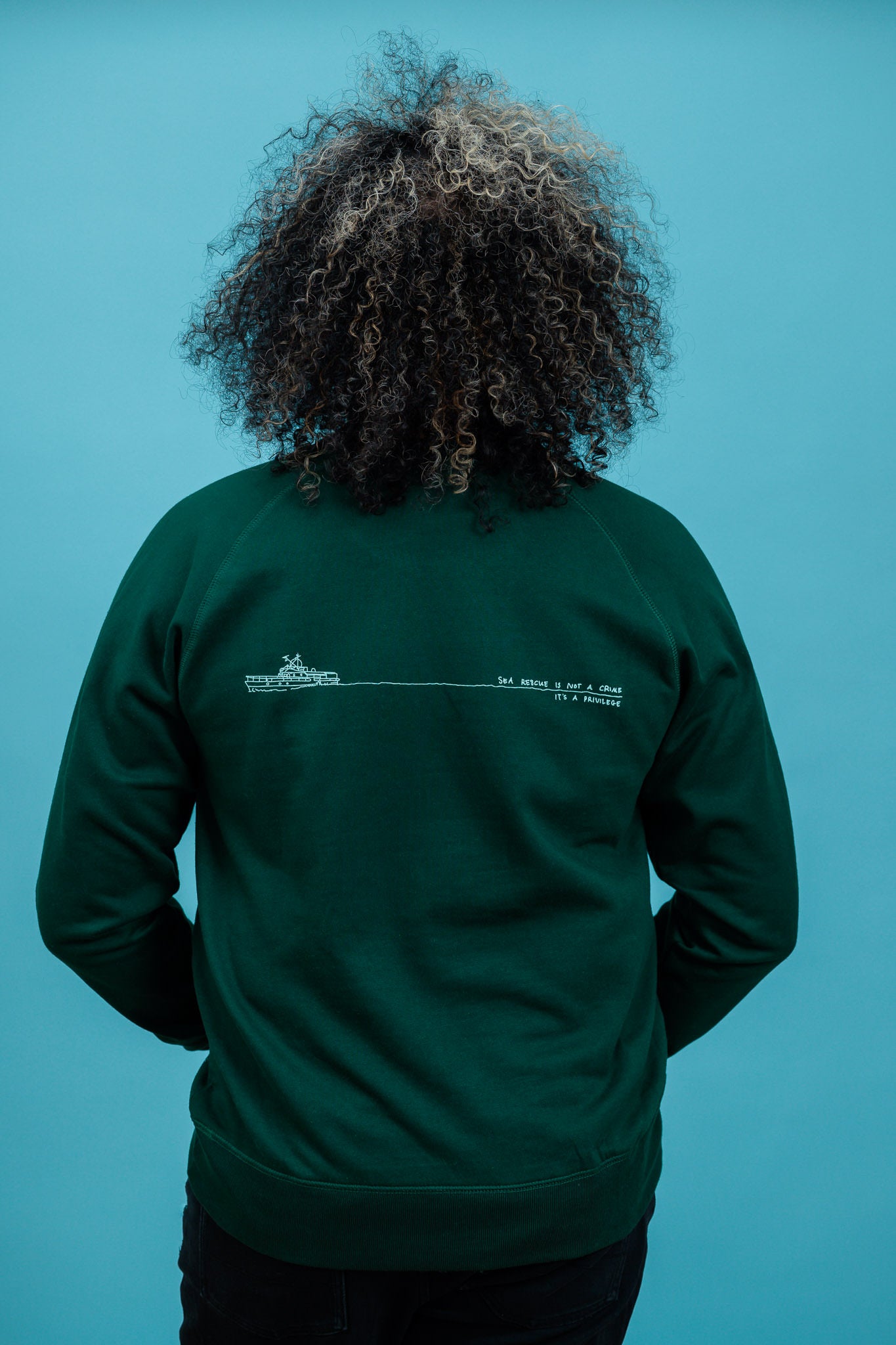 Sweatshirt - Sea rescue is not a crime...