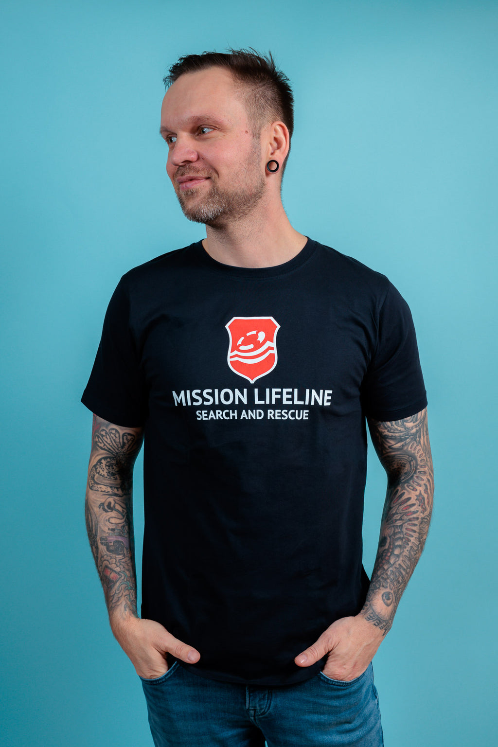 T-Shirt großes Logo