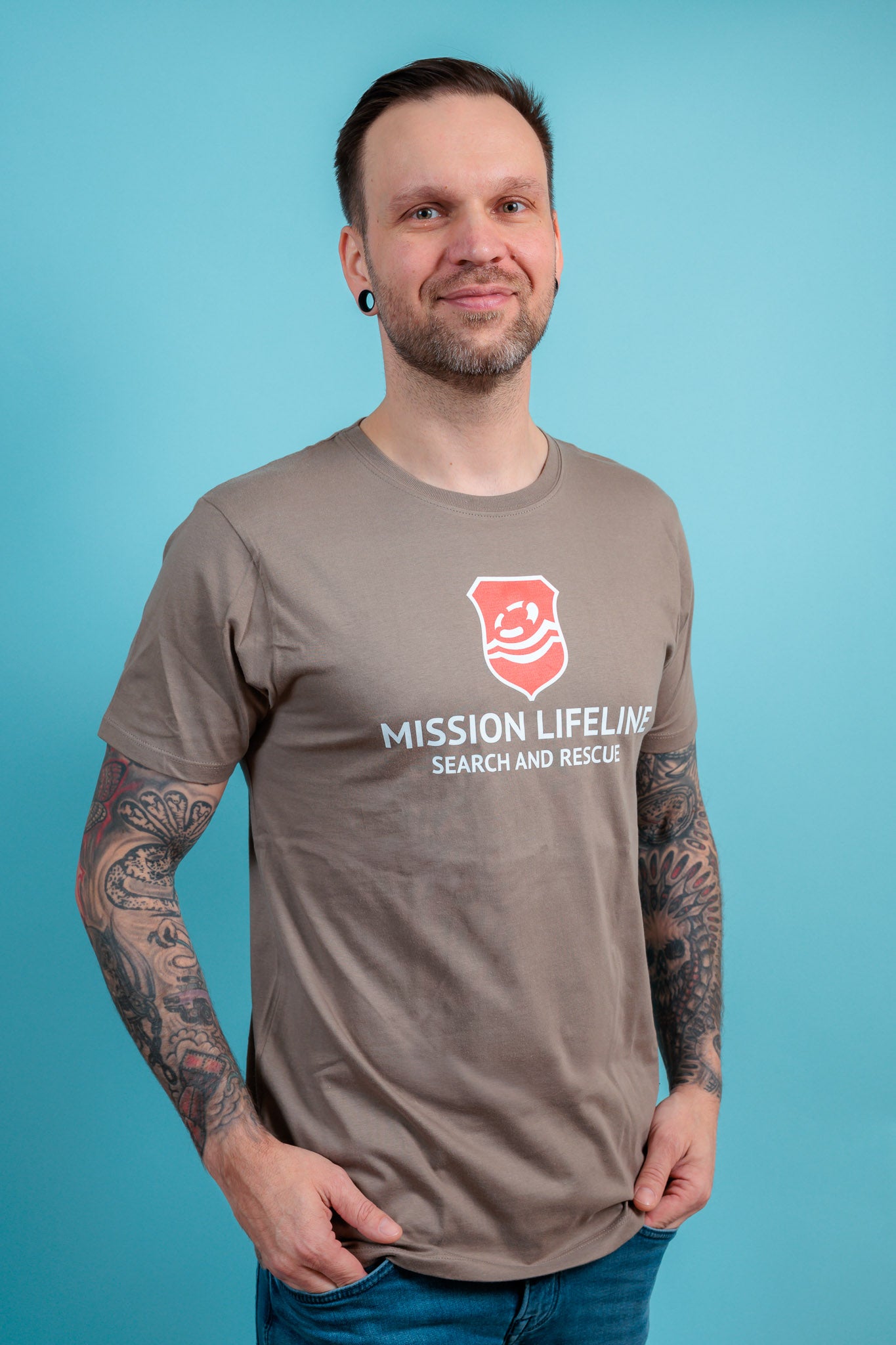 T-Shirt großes Logo