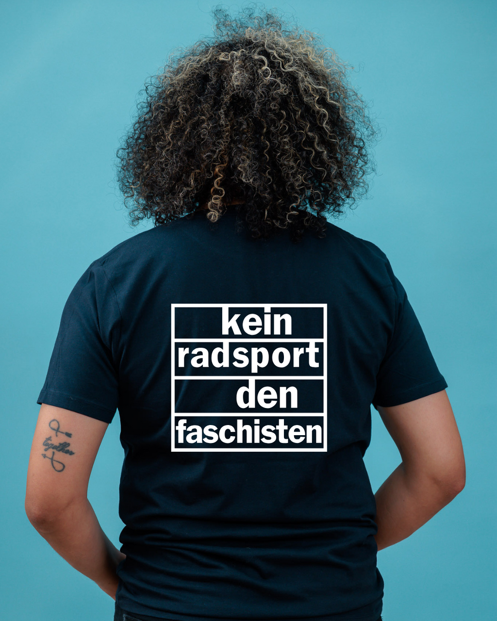 T-Shirt "kein radsport den faschisten"