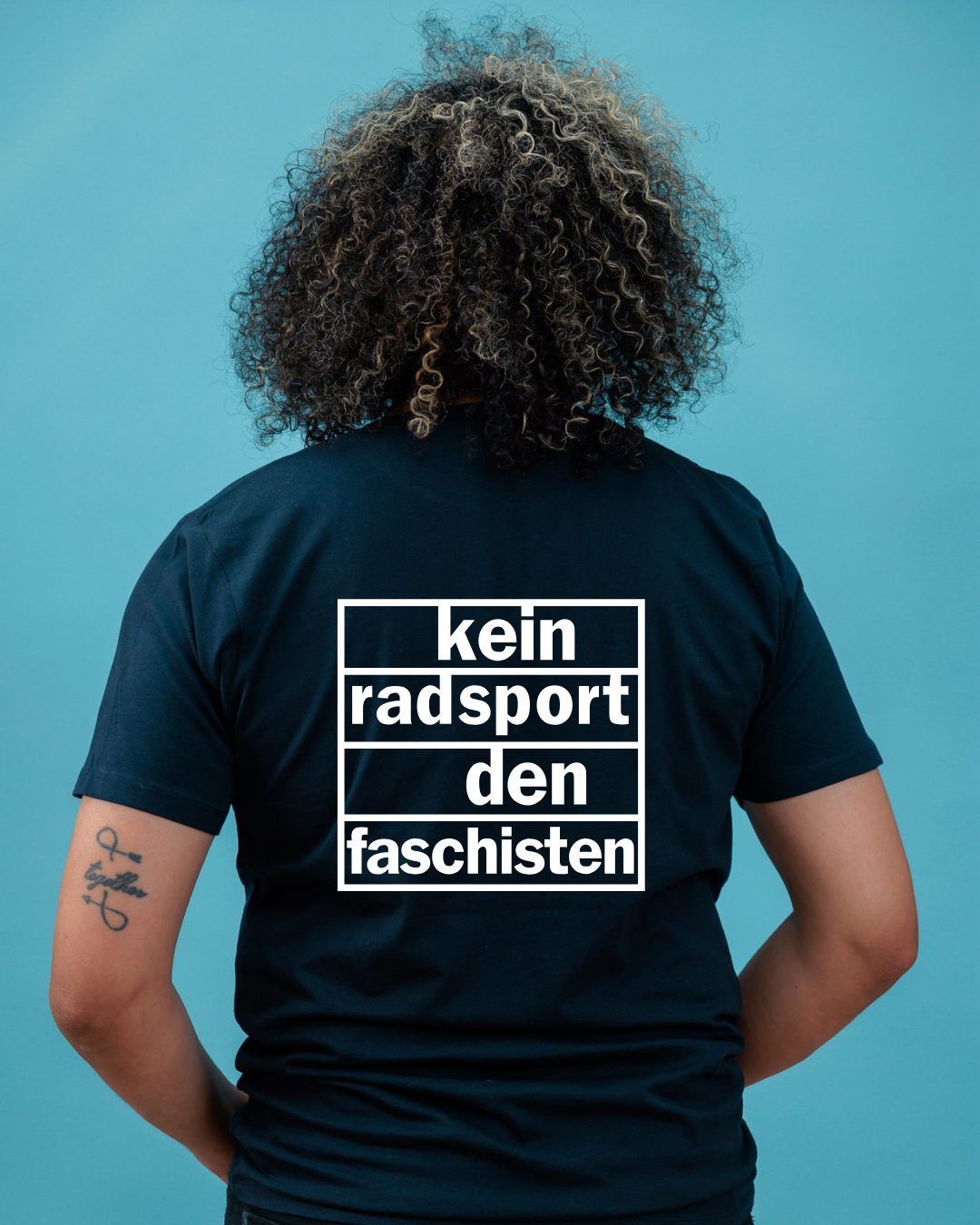 T-Shirt "kein radsport den faschisten"
