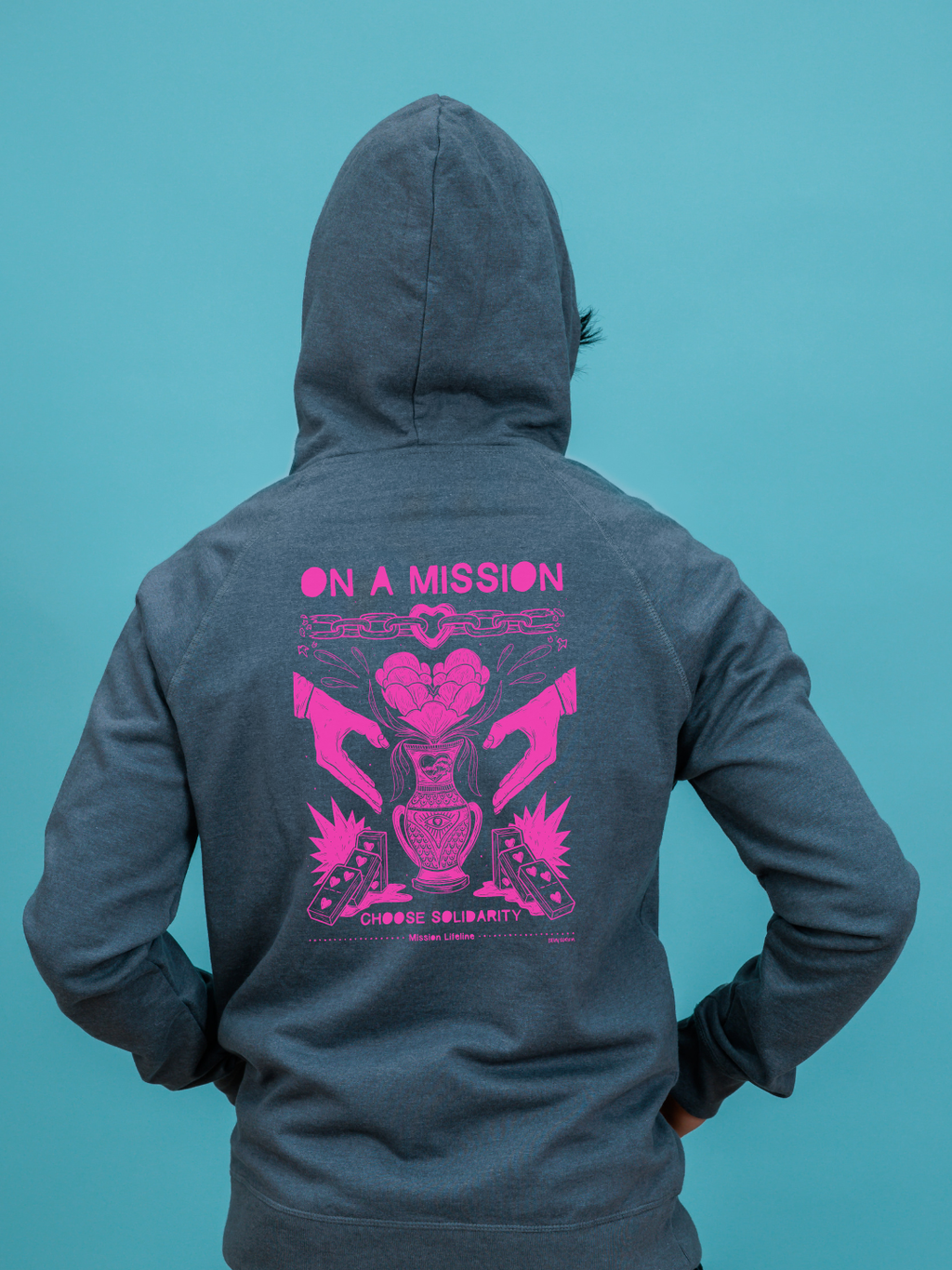 Hoodie MISSION LIFELINE Brimborium
